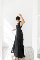 Vestido de novia plisado de encaje, Gala Rustic