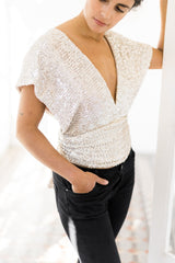 Vestido de novia de dos piezas para boda elegante e informal - Jane Essential