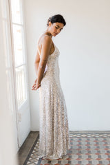 Vestido de lentejuelas largo y elegante - Marie