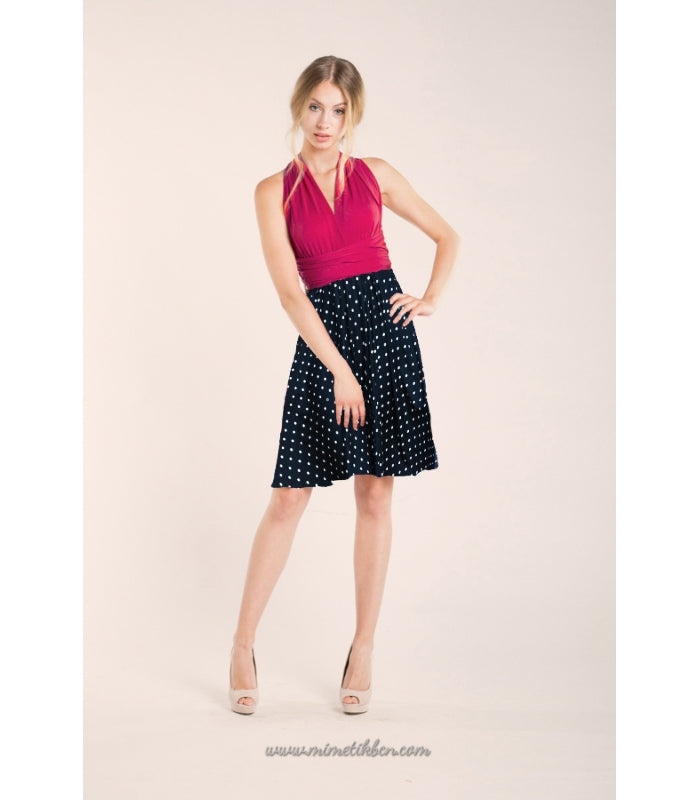 Vestido corto con topos estilo pin up - Gala Limited Edition Corto