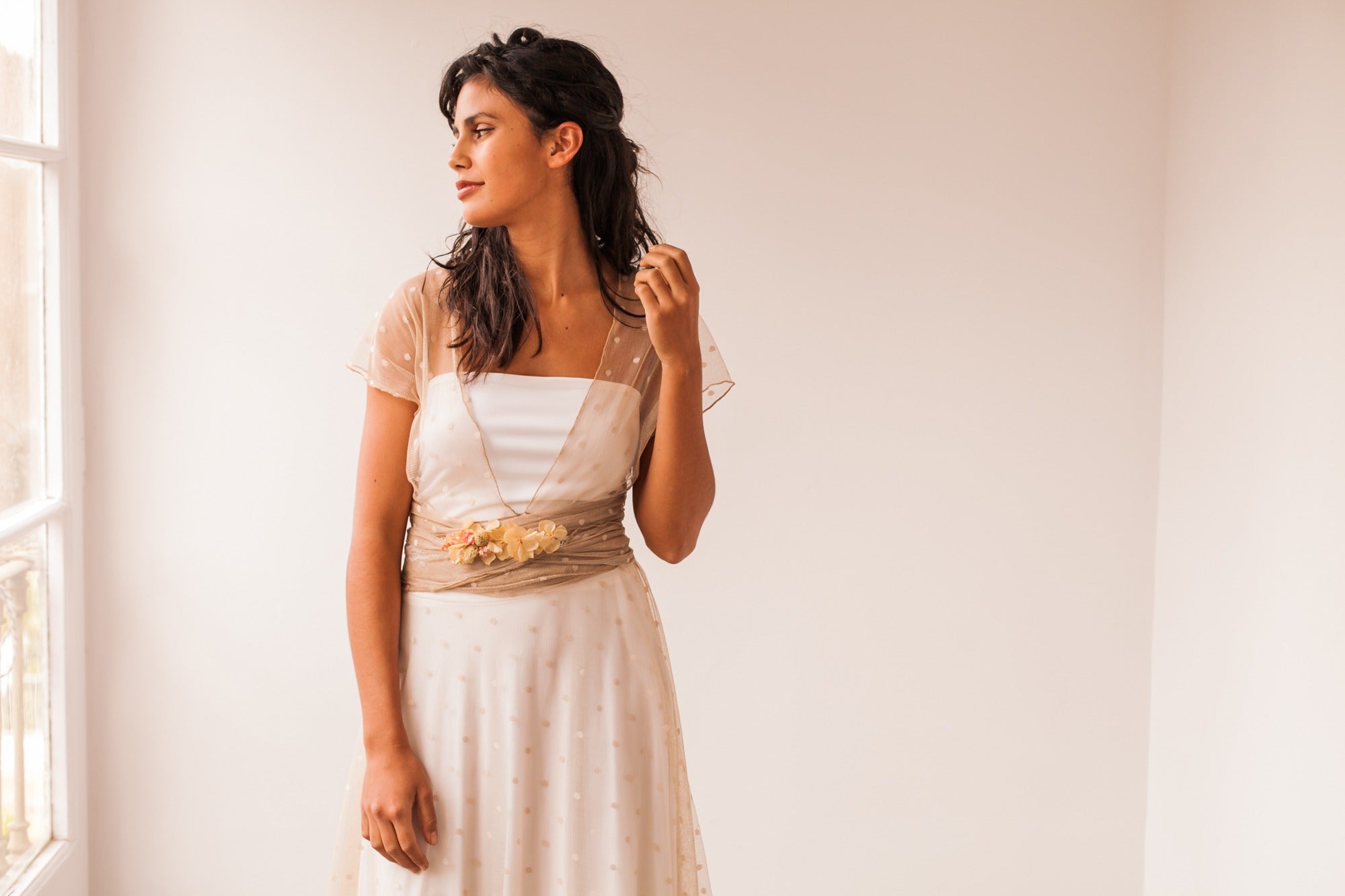 El secreto para encontrar tu vestido de novia perfecto para tu boda rústica