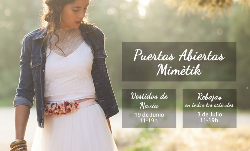 Evento Mimetik Bcn para novia y ¡rebajas!