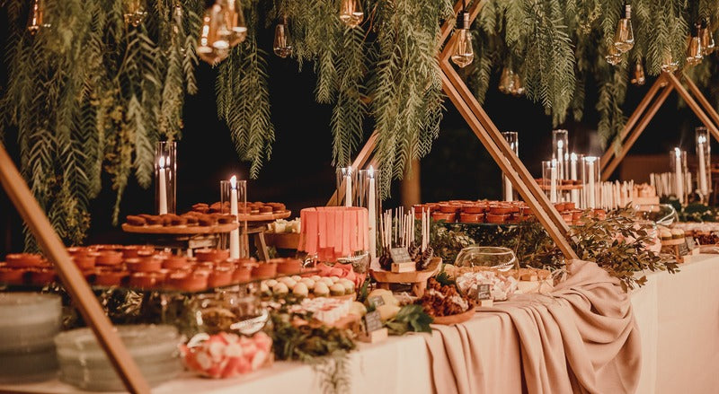 Presentacion de las mesas en la boda de Mireia