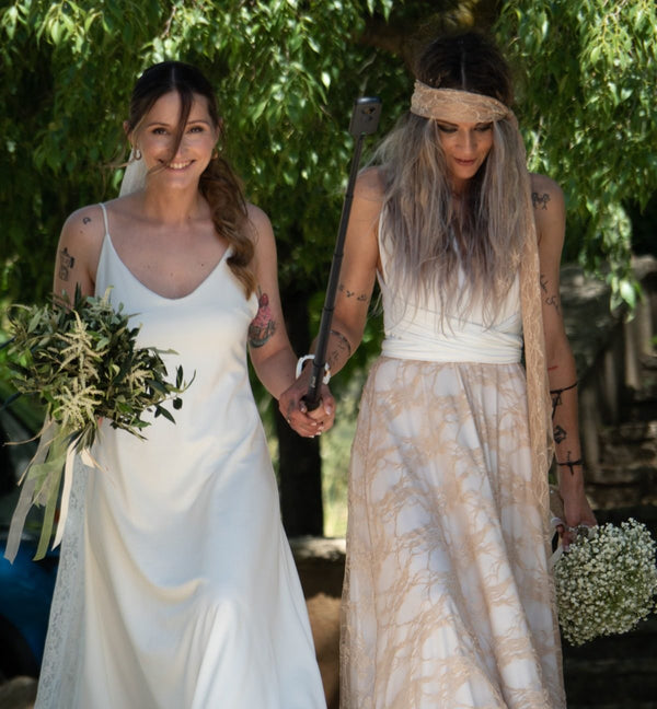 Thamara + Eli, boda LGBT rústica para repetir