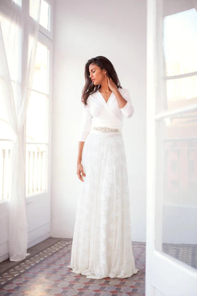 Vestidos de novia de manga larga