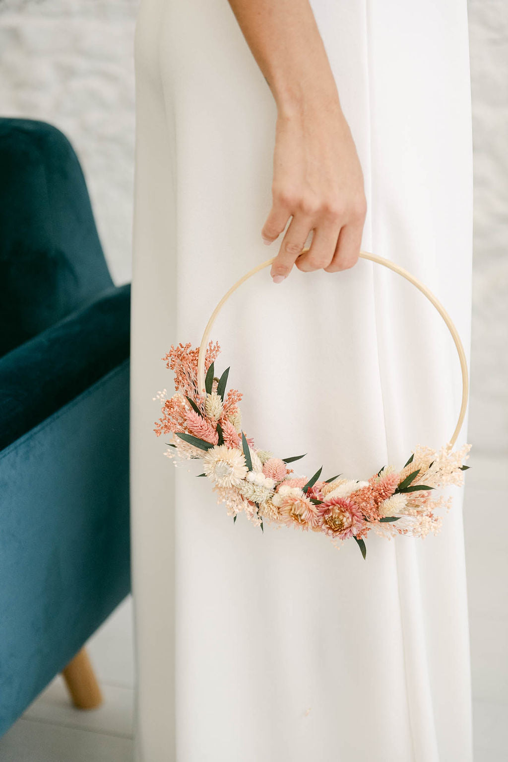 Ramo de Novia en Aro con Flores Preservadas | Ramo Floral Original