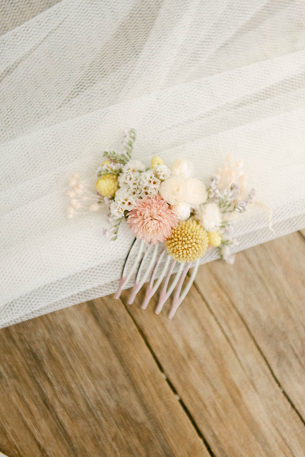 Boho Floral Bridal Headpiece - Mimètik
