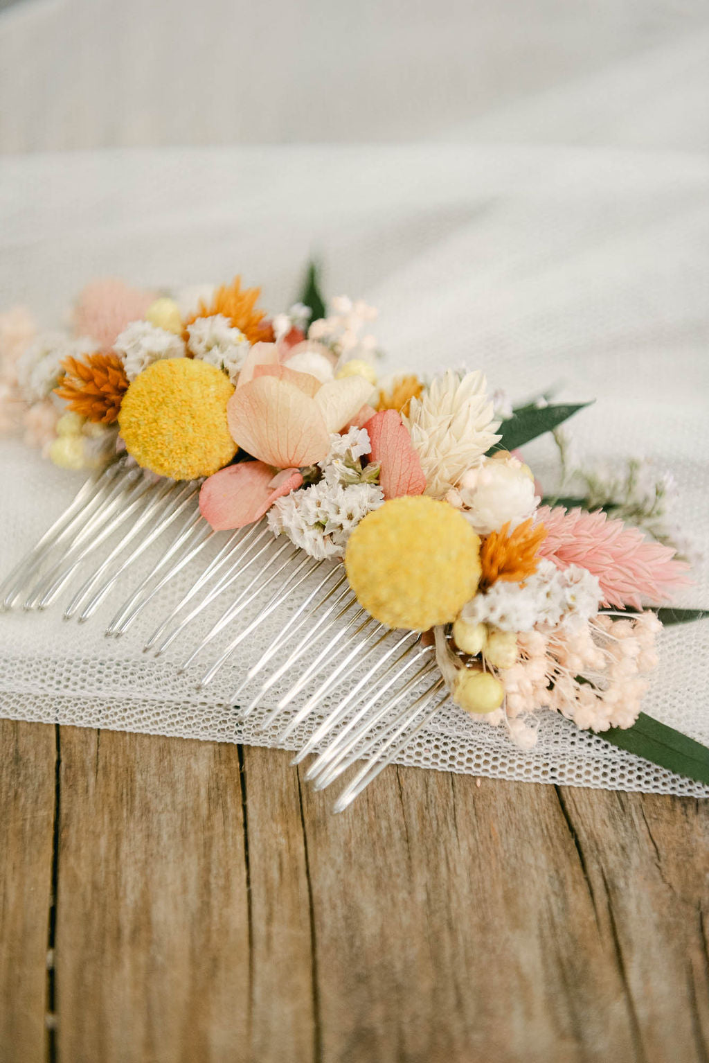 Boho Floral Bridal Headpiece - Mimètik