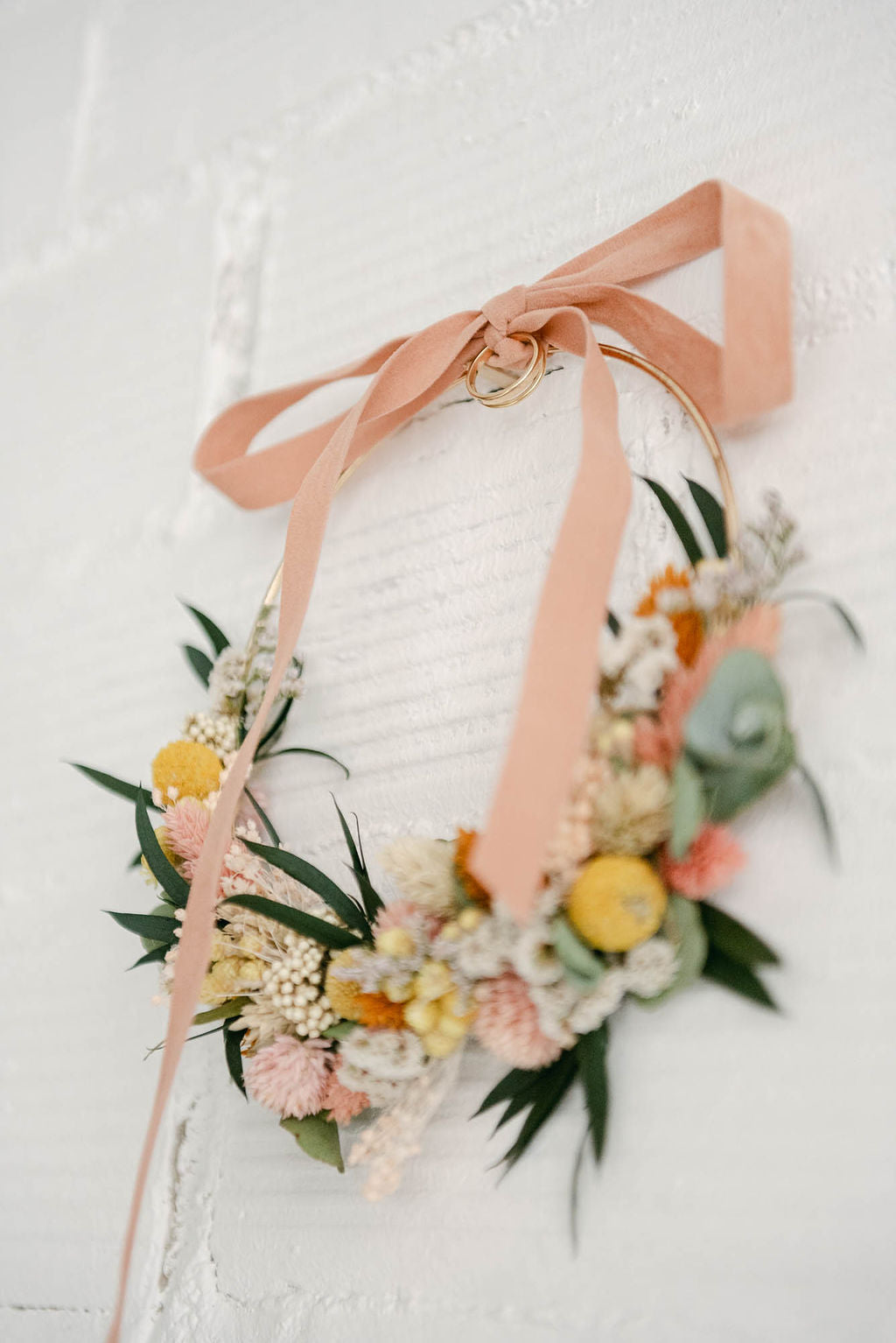 Ramo de Novia en Aro con Flores Preservadas | Ramo Floral Original