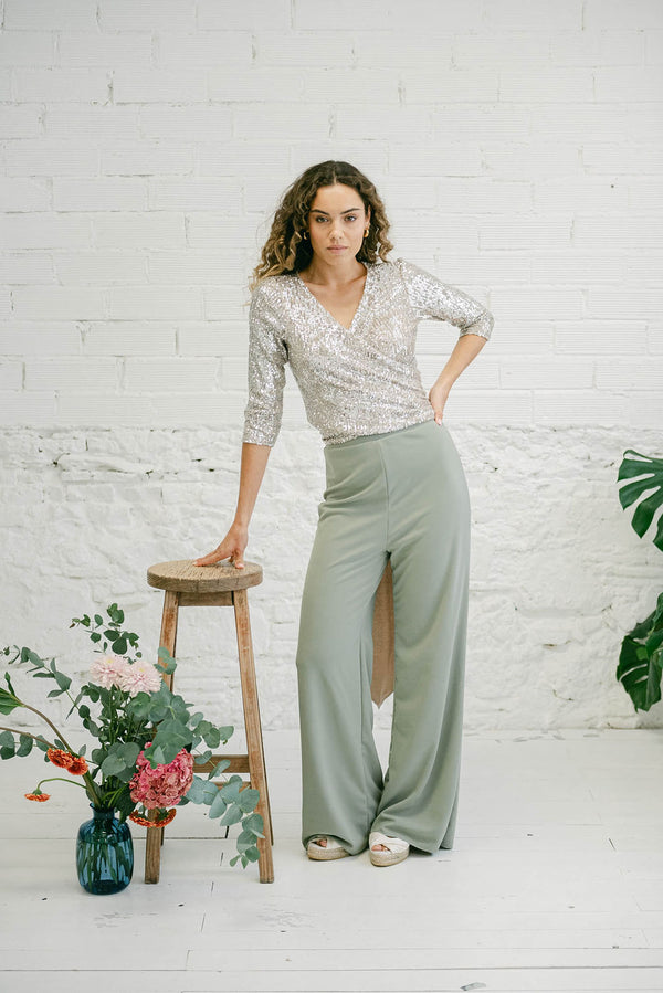 Straight Guest Pants in Soft Green