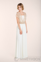 Romantic golden lace wrap top for wedding dress – Wrap Top