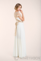 Romantic golden lace wrap top for wedding dress – Wrap Top