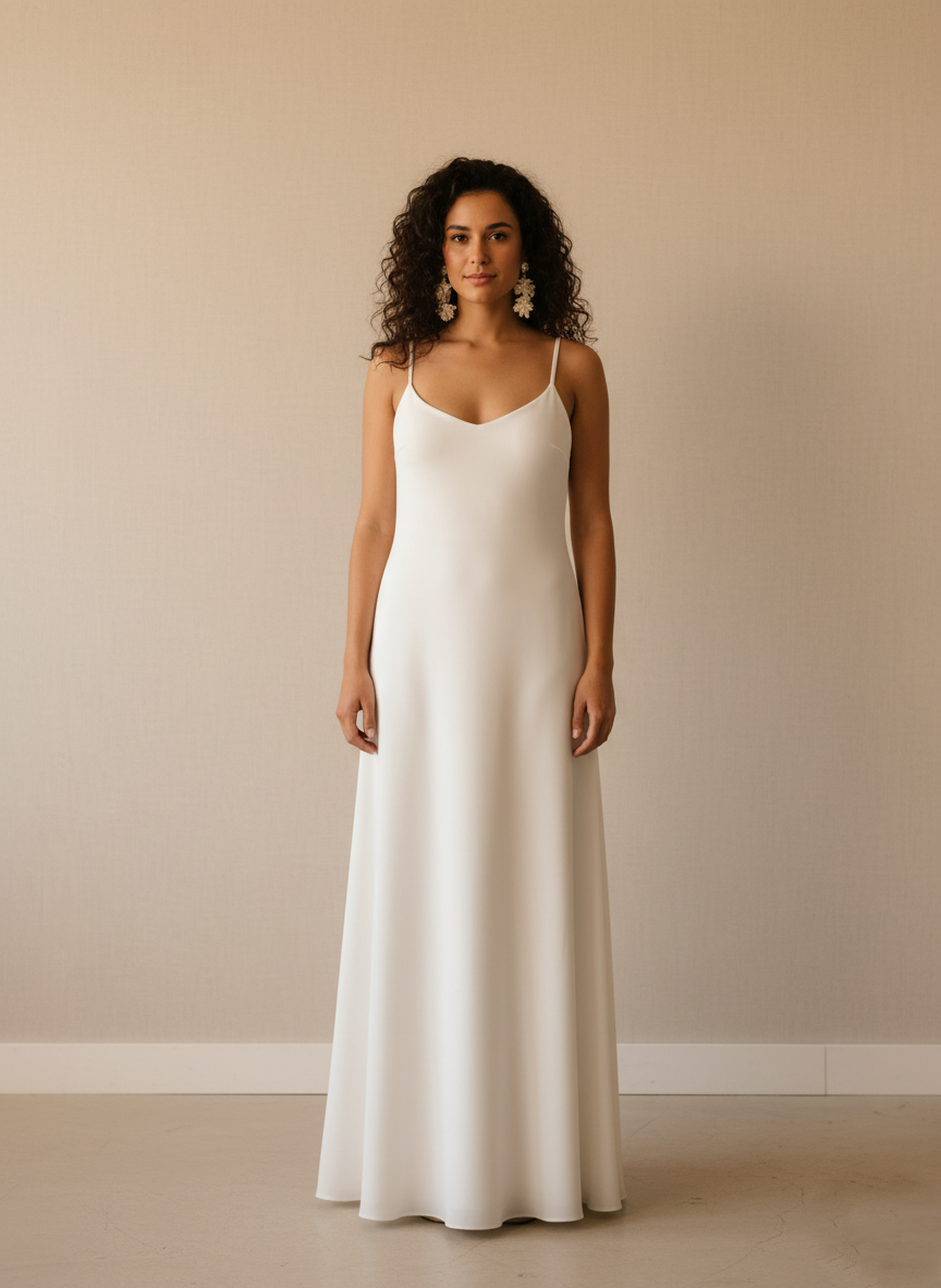 Vestido de novia con espalda descubierta | Siena