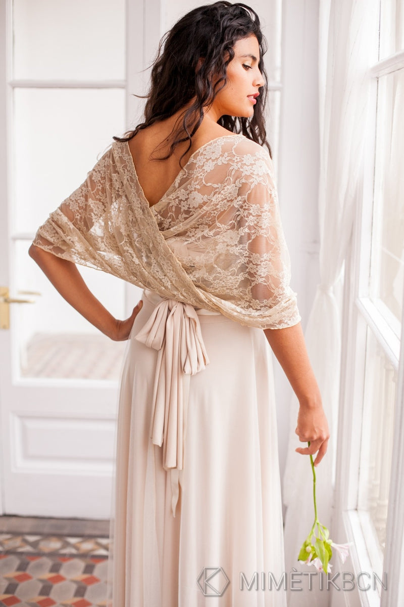 Soft lace shawl