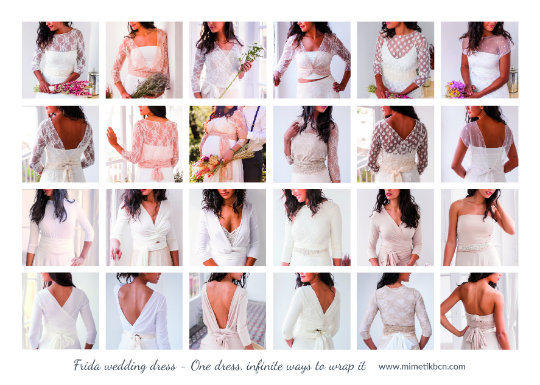 Soft ivory tulle wedding wrap top – Frida Tulle Bolero