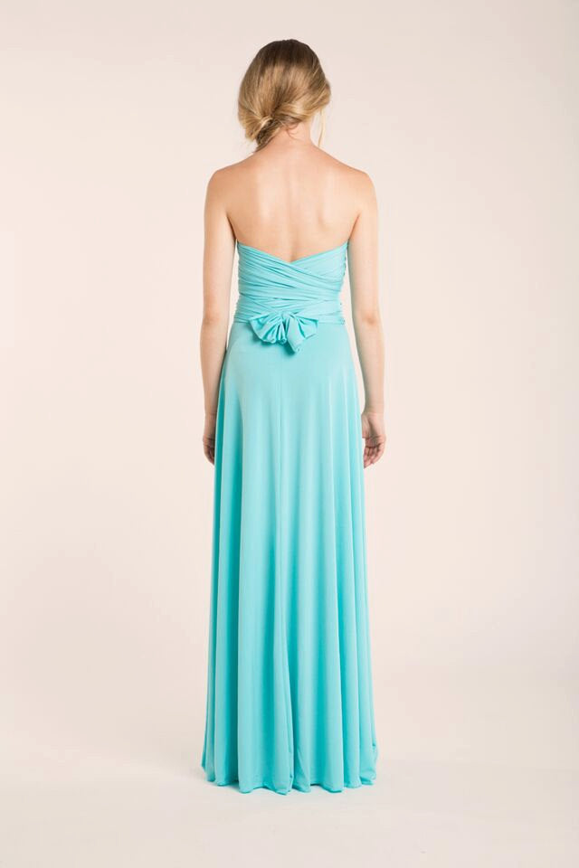 Aquamarine infinity bridesmaid dress - Gala Essential Long | Mimetikbcn Mimetik Aquamarine infinity bridesmaid dress - Gala Essential Long | Mimetikbcn Mimetik