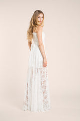 Detachable lace skirt for wedding dress, detachable long skirt for long gown, make your wedding lace dress, add a lace long skir