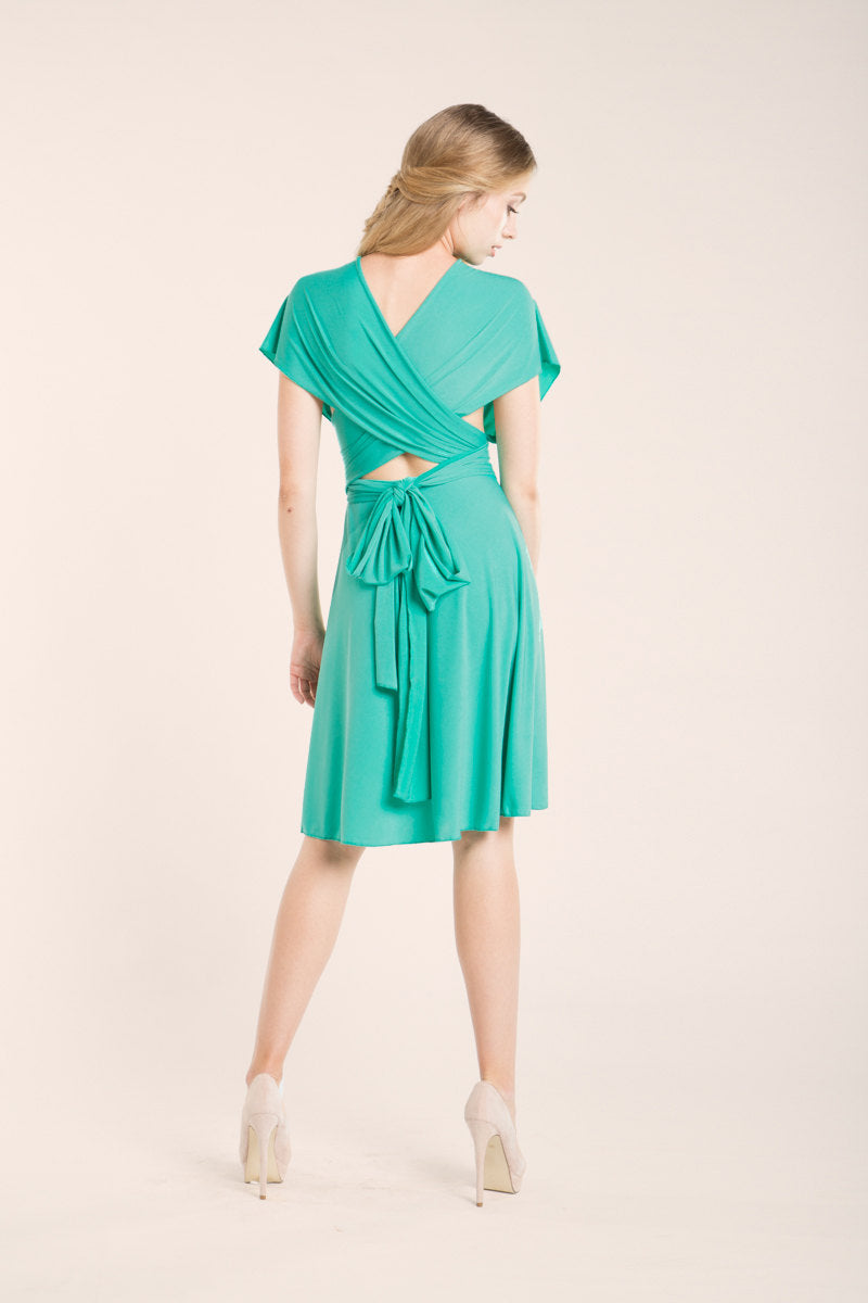 Convertible aqua green dress for party - Gala Essential Short | mimetikbcn Mimetik Convertible aqua green dress for party - Gala Essential Short | mimetikbcn Mimetik