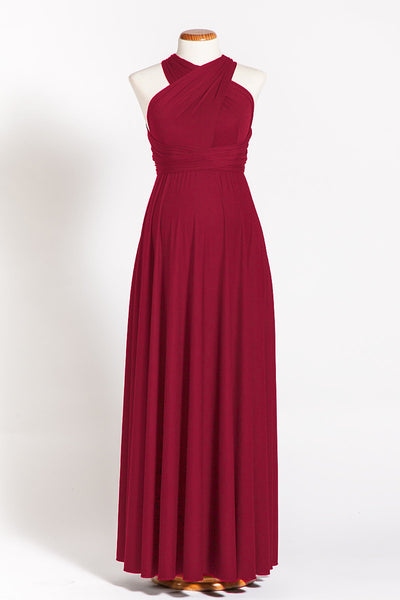 Marsala red infinity dress deals