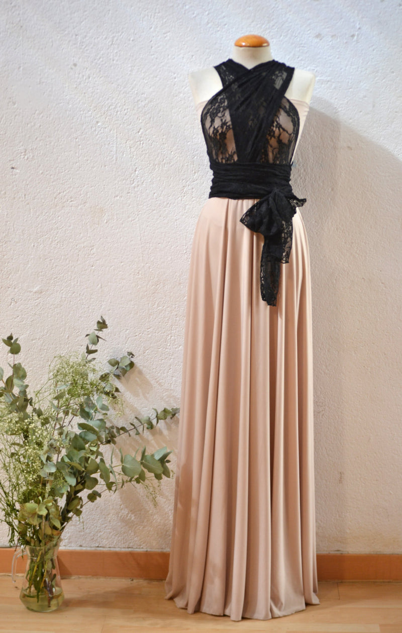 Beige lace maxi dress, vintage style party dress, custom lace dresses, lace dresses, feminine dress, elegant party dresses, roma