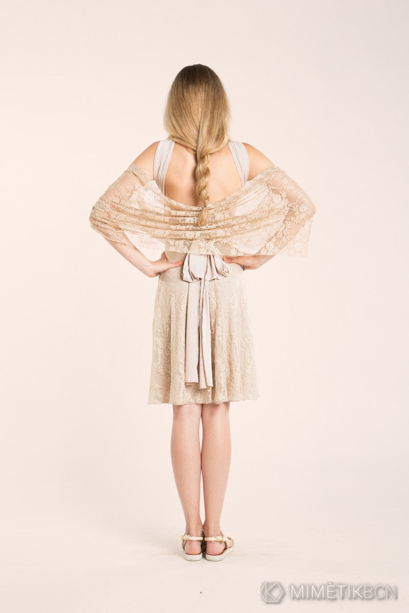 Bridal cover up, wedding lace shawl, wedding gold lace shrug, champagne lace coverup, shawl, bridal accessories, lace bolero, br