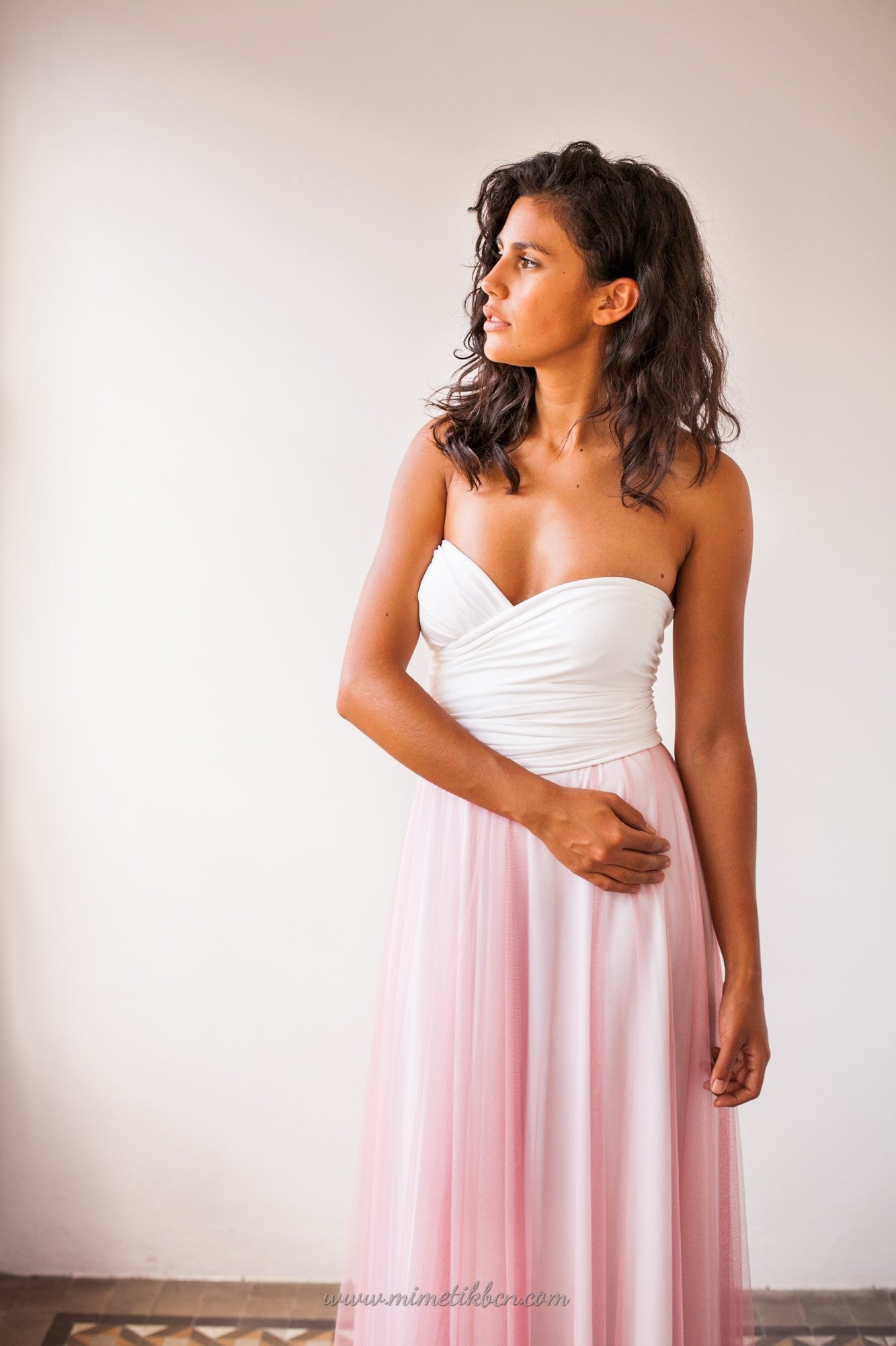 Wedding skirt, detachable tulle skirt, ivory tulle skirt, long tulle bridal skirt, bridesmaid skirt, long tulle skirt, tulle ove