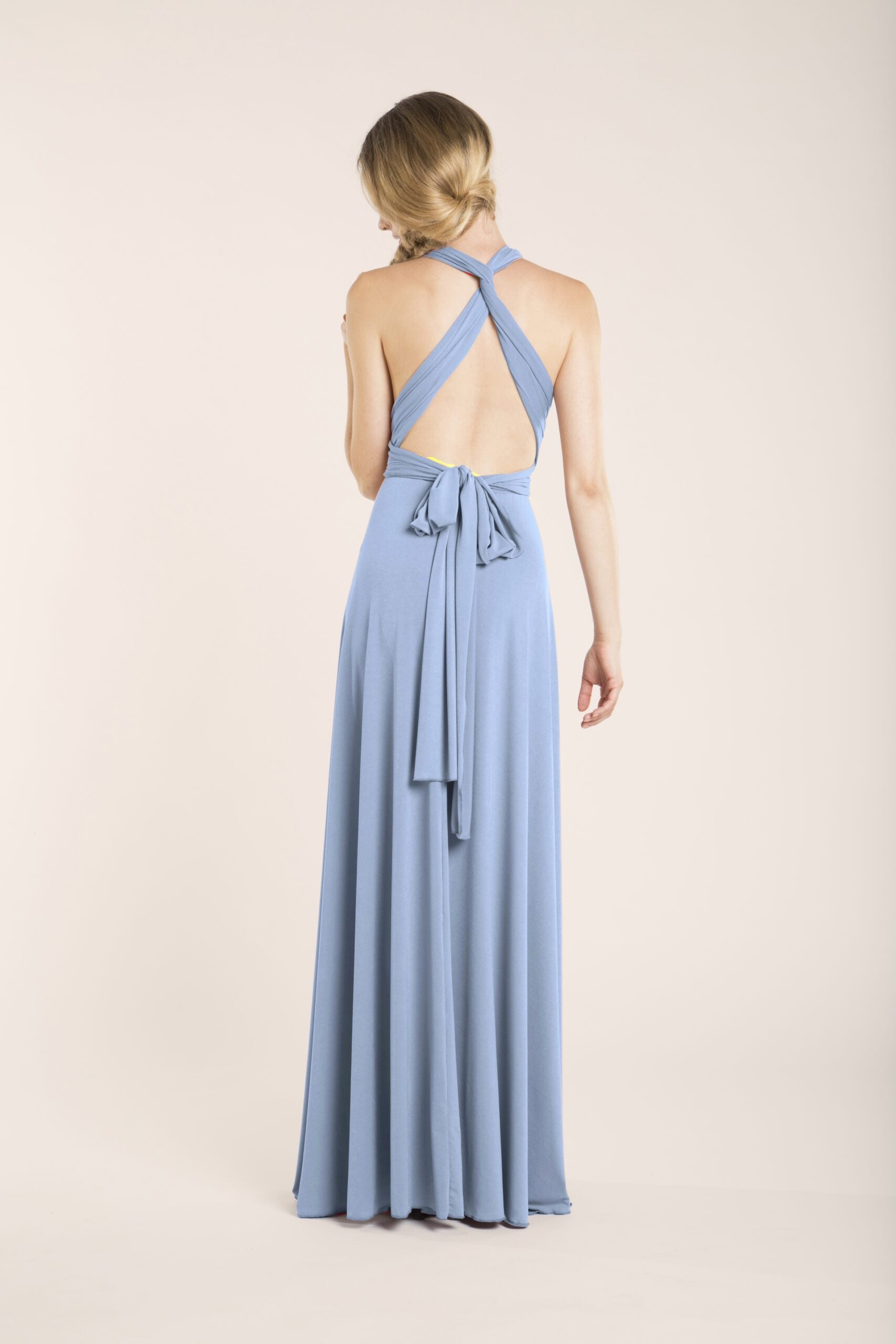 Serenity bridesmaid dress, light blue infinity dress, romantic light blue dress, serenity blue dress, long infinity dress, seren