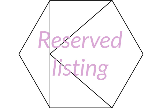 Reserved for Sharon