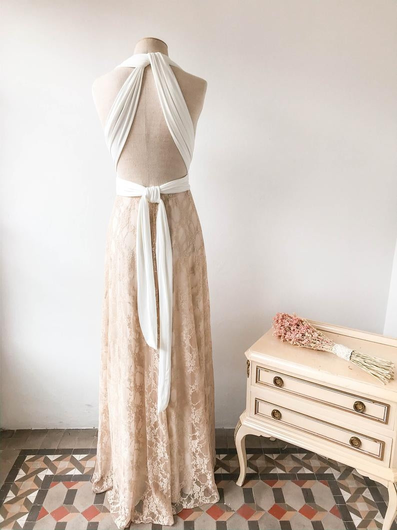 Vestido de novia de encaje estilo vintage  - Gala vintage