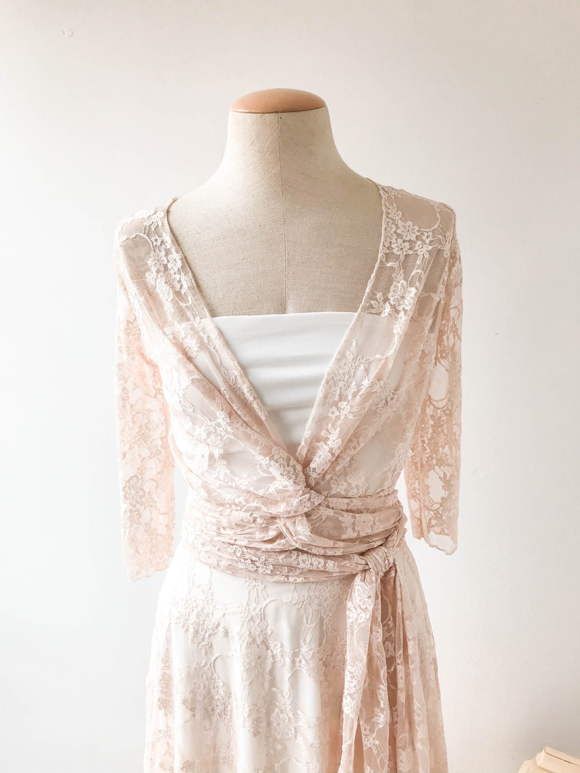 Vestido de novia de encaje estilo vintage  - Gala vintage